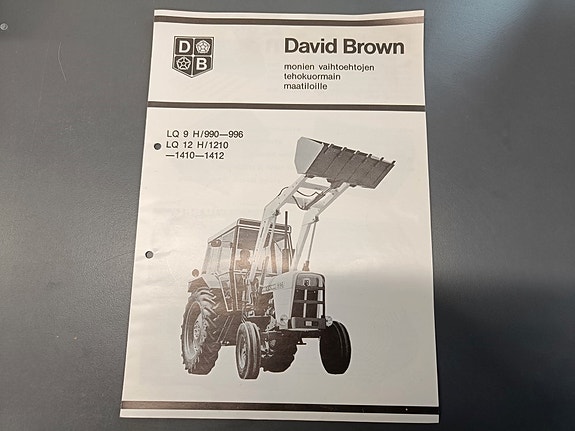 David Brown -traktoreiden ohjekirjat ja varaosakirjat Suoraan verkkokaupastamme!