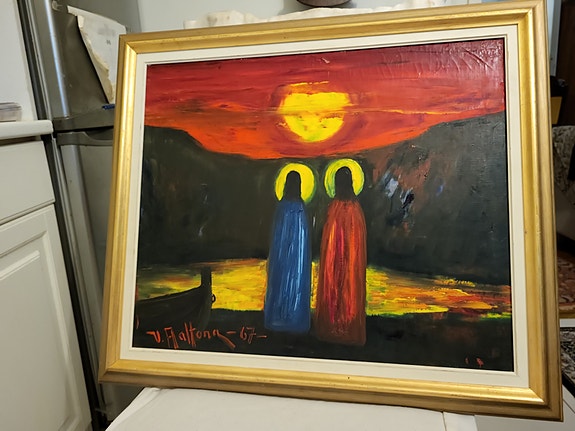 Veikko Aaltona "Pyhimykset järven rannalla"