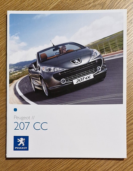 Peugeot 207 CC -esite 2007