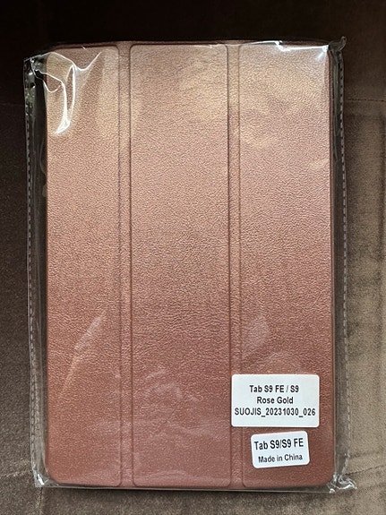 Galaxy Tab S9 / S9 FE Suojakotelo, ekonahkaa