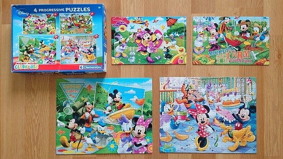 Mickey Mouse Clubhouse palapelit 4 kpl