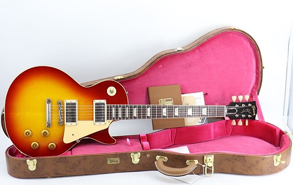 UUSI Gibson Les Paul Historic Standard 58 VOS Washed Cherry Sunburst