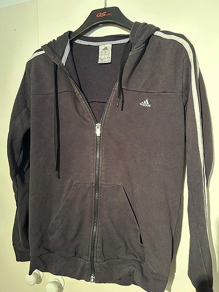 Adidas musta vetoketju huppari