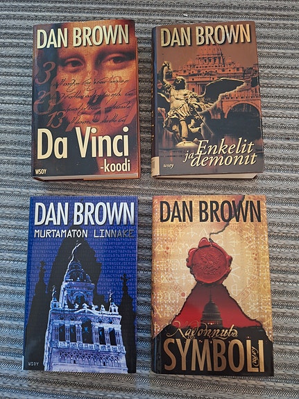 Dan Brown kirjoja