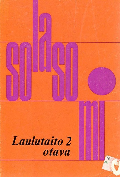 So-La-So-Mi Laulutaito 2 Musiikin Oppikirja