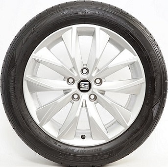 17" SEAT 5X100 +MICHELIN 215/55r17 94V PRIMACY 4 SIIRTOAJETUT