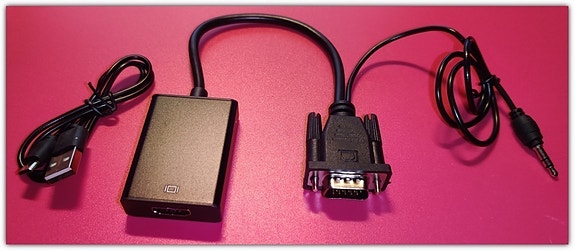 1080P Full HD VGA-HDMI-yhteensopiva sovitinkaapeli