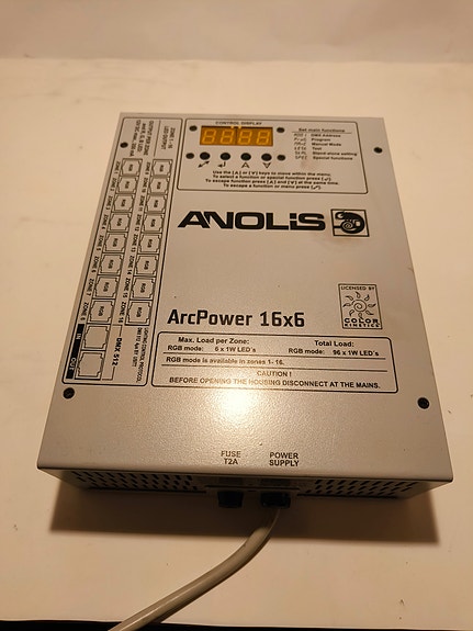 Anolis ArcPower 16×6 – RGB(W) LED-ohjain DMX:llä