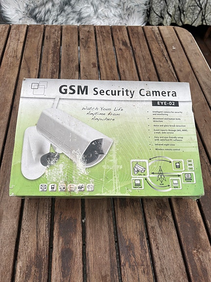 Langaton gsm kamera sisältää murtohälytimen