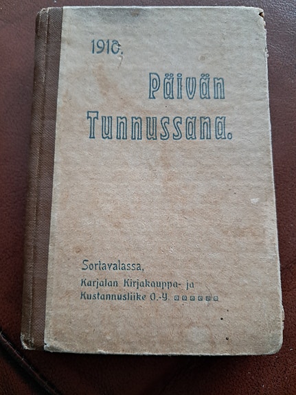 Päivän tunnussana v 1910