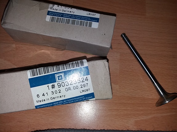 Pakoventtiili Opel Corsa-A / Kadett-E / Corsa-B / Tigra-A / Astra-F
