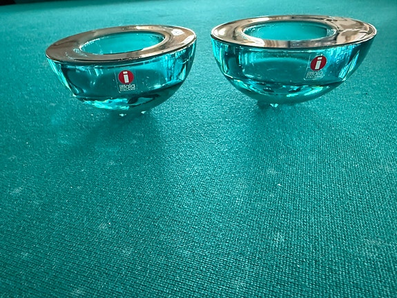 Iittala Ballo tuikku alusta x2 vihreä