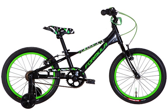 uusi lasten polkupyörä apupyörillä 18" Formula Slim / Toimitus 0e