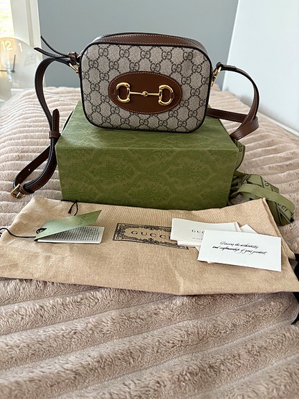 GUCCI HORSEBIT 1955 SMALL CAMERA BAG