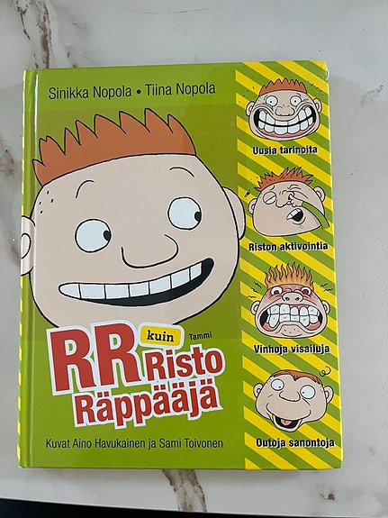 Risto räppääjä kirja