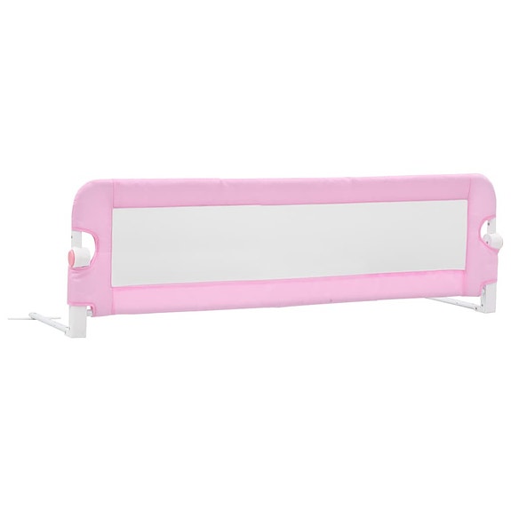 Turvalaita sänkyyn pinkki 120x42 cm polyesteri