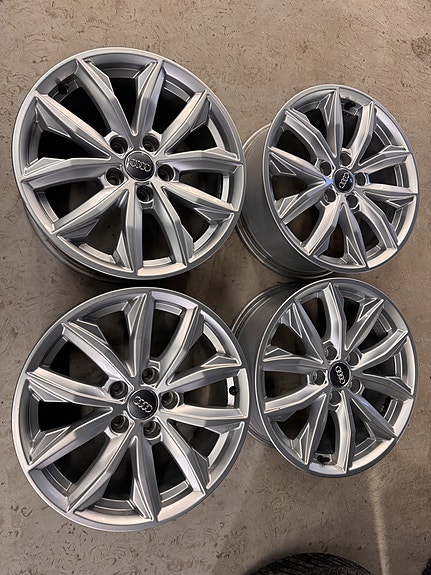Audi Q5 alkuperaiset vanteet. Vannekoko 7.0jx17/ ET34/ Pulttijako 5x112/ KR 66.5