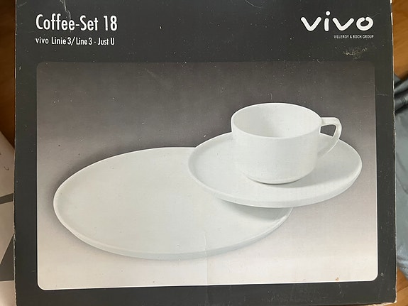 Uusi Villeroy & Boch Vivo kahviastiasto 6hengelle