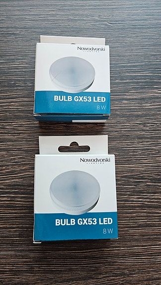 GX53 Led lamppu 4000k (2kpl)