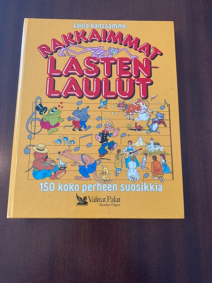 Lasten lauluja nuottien kanssa