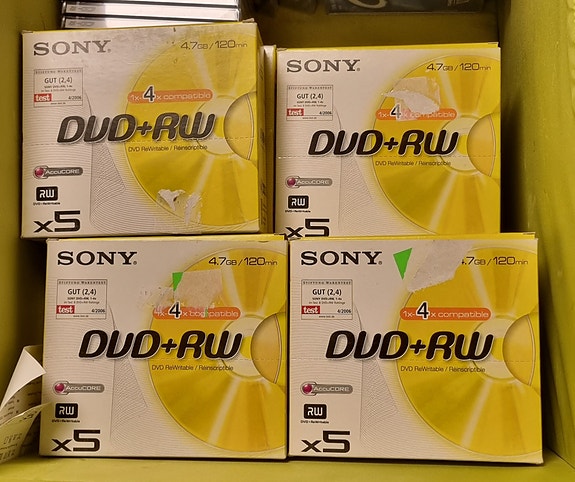Dvd rw 4,7GB 120min