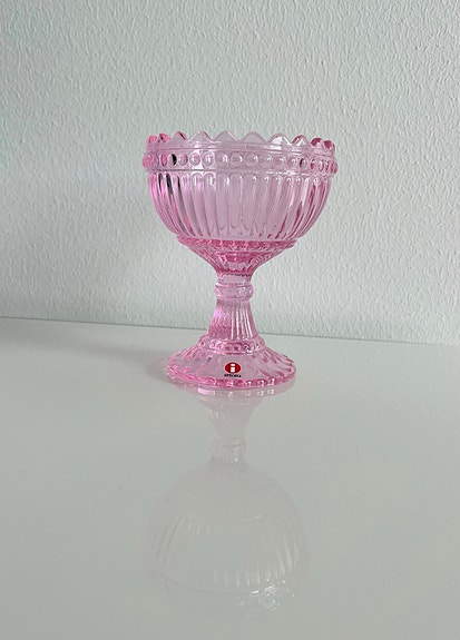 Iittala Marimekko skooli 120 mm vaaleanpunainen