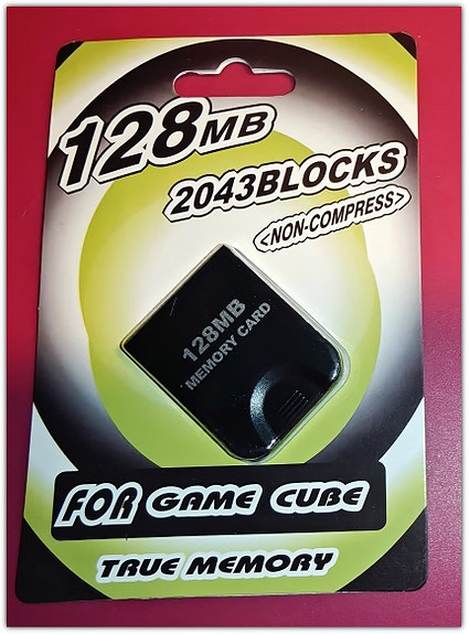 Muistikortti 128MB WII/GC/NGC/GameCube -laitteille