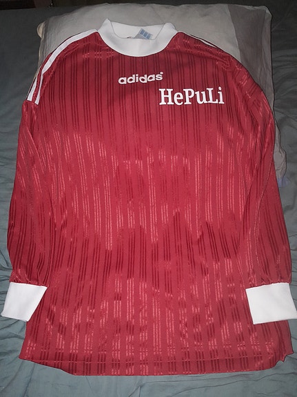 Adidas old school Hepuli punaraitainen pelipaita