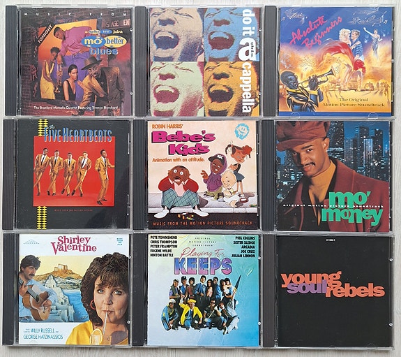 Elokuva soundtrack (OST) CD-levyjä