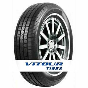 Uudet Vitour 175/70R13 valkosivurenkaat rahteineen
