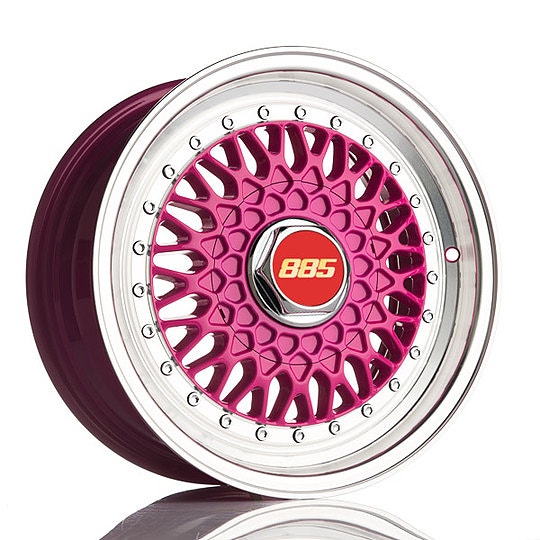 885 Classic RS Pink 7x15 jako: 4x100 et: 20 Alumiinivanne