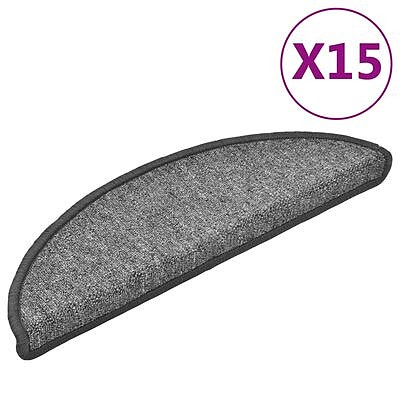 vidaXL Porrasmatot 15 kpl tummanharmaa 56 x 17 x 3 cm(sku133877