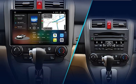 Android soitin 11.5" näytöllä Honda CR-V 2006-2012