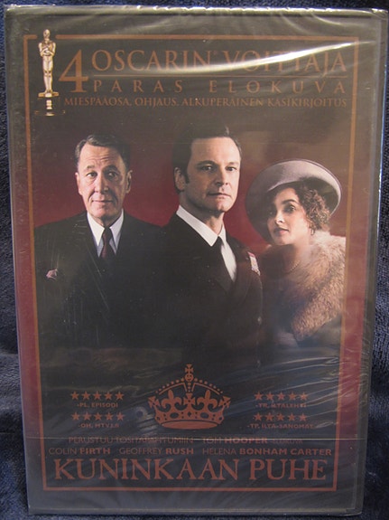 Kuninkaan puhe dvd uusi