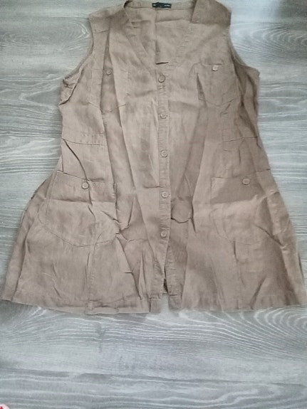 Pellava mekko Xl