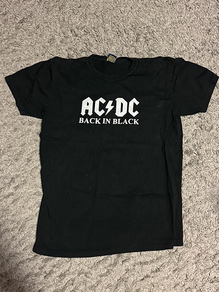 AC/DC Back In Black T-paita XL