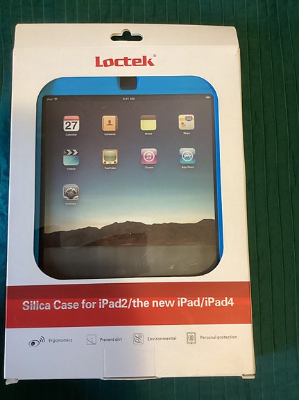 LOCTEK silikoninen  suojakotelo i PAD 2/the new i PAD/iPAD 4