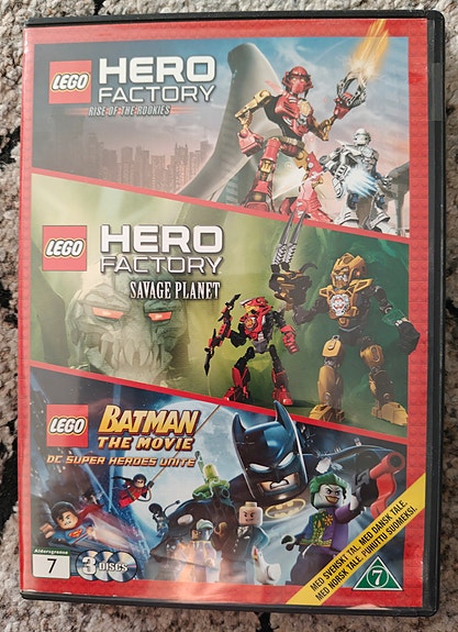 Lego Hero Factory DVD levy