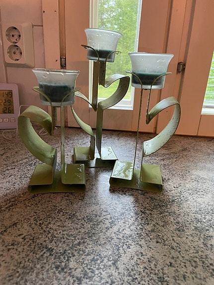 Partylite kukka kynttilänjalat