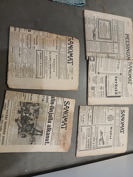 Helsingin sanomat 1941 / sotavuosi