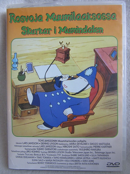 Rosvoja Muumilaaksossa dvd