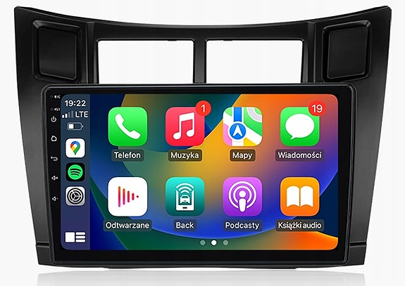 Android soitin 9" näytöllä Toyota Yaris 2005-2012