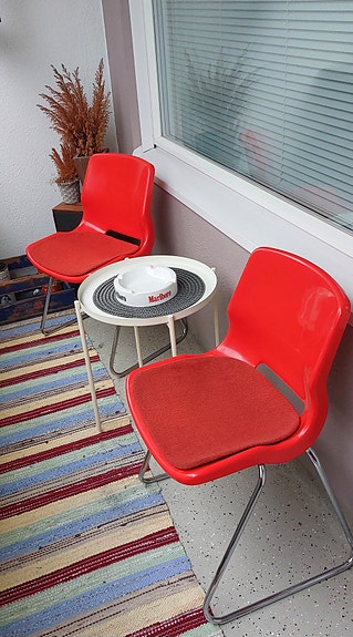Vintage 70-luvun Overman Ikea tuolit
