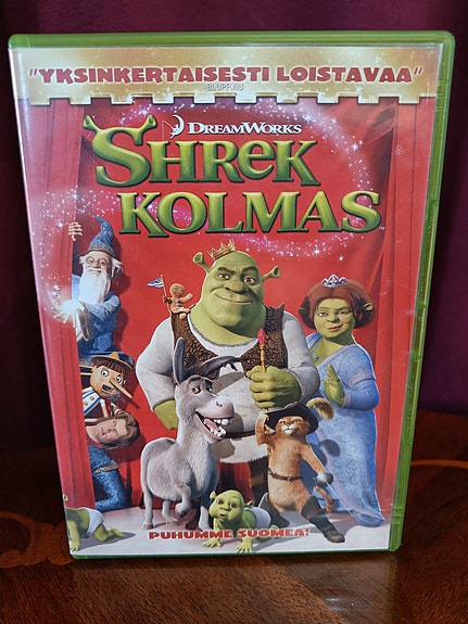 SHREK Kolmas DVD