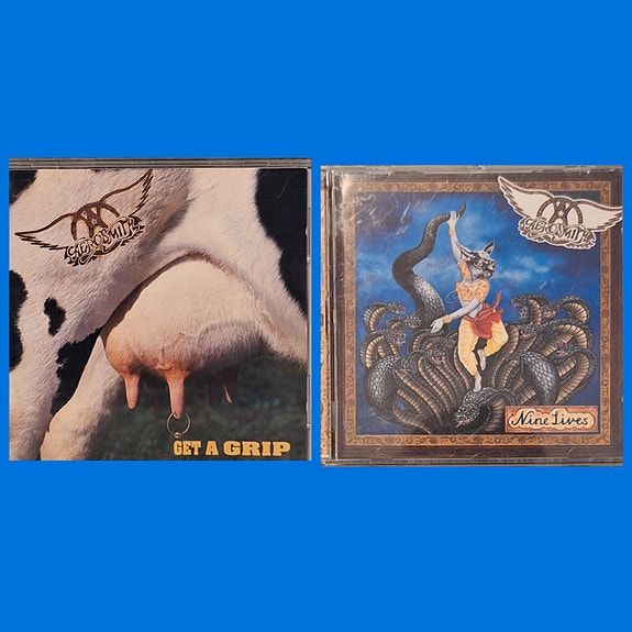 Myydään Aerosmith cd 2 kpl, 5 e/kpl