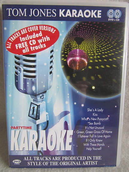 Partytime karaoke Tom Jones cd+dvd