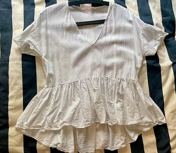 Zara peplum/frilla paita xs