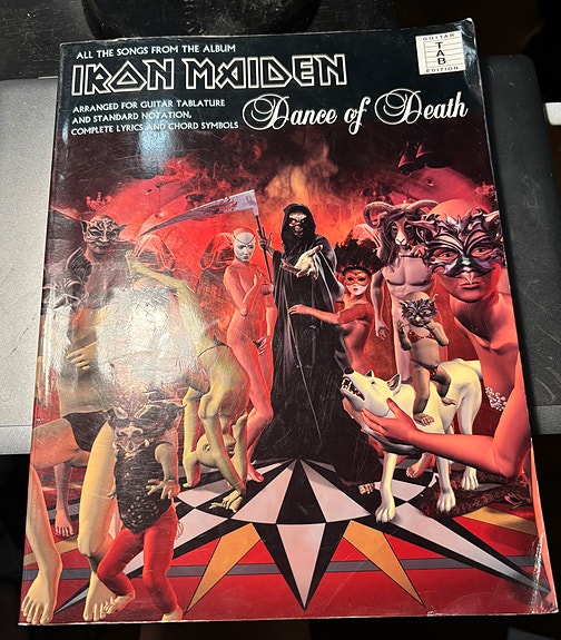 Iron Maiden Dance of Death nuottikirja
