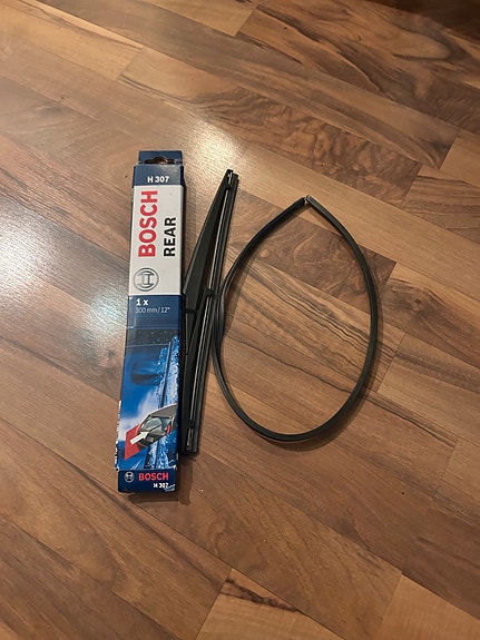 Bosch H307 pyyhkijän sulka + vaihtokumit
