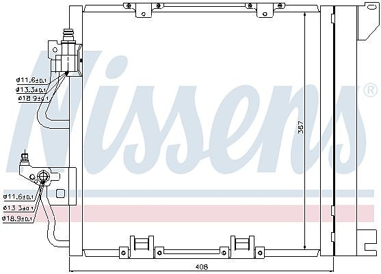 Opel Astra-H/Zafira-B 1.7/1.9CDTi Ilmastoinnin Lauhdutin 04-